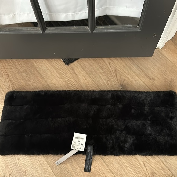 Zara black fur reversible neck warmer nwt ❄️ - Picture 4 of 4